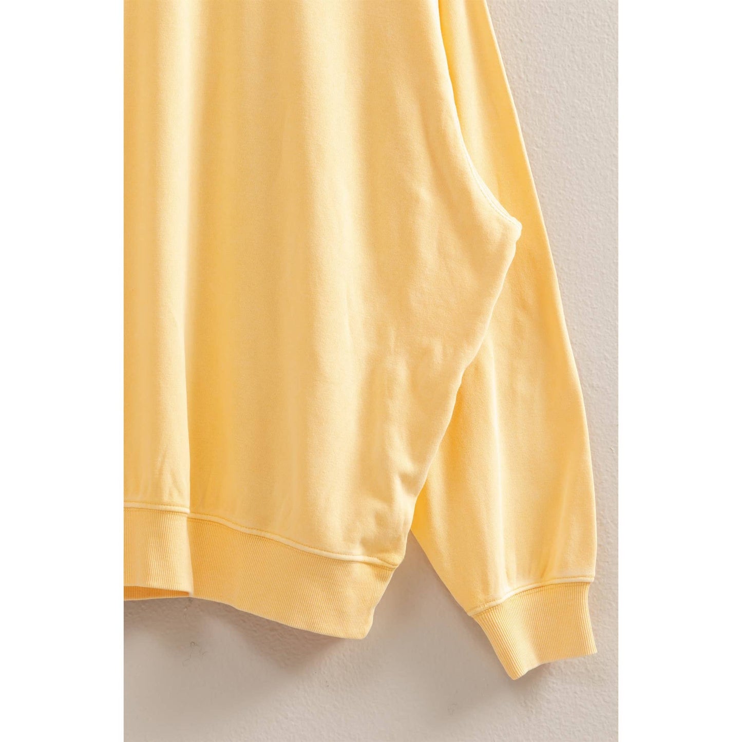 Drop Shoulders Relaxed Crew Neck Sweatshirt