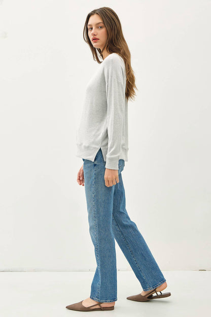 Buttery Soft Hacci Knit Top