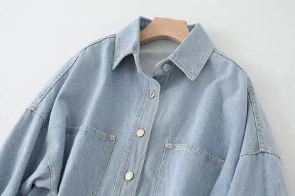 Oversized Jean Shacket