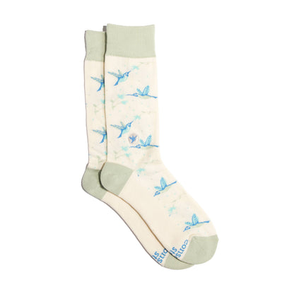 Socks that Protect Pollinators | Beige Hummingbirds