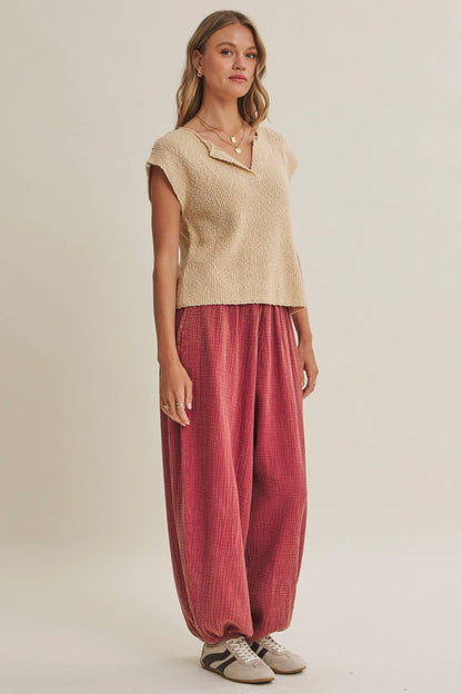 Breezy Cotton Sweater
