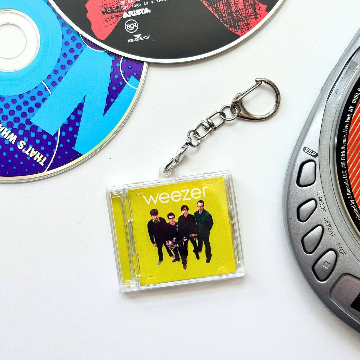 Weezer 'Hit Clips' Mini Keychain