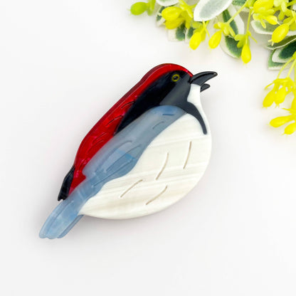 Charming Bird-Inspired Hair Claw Clip
