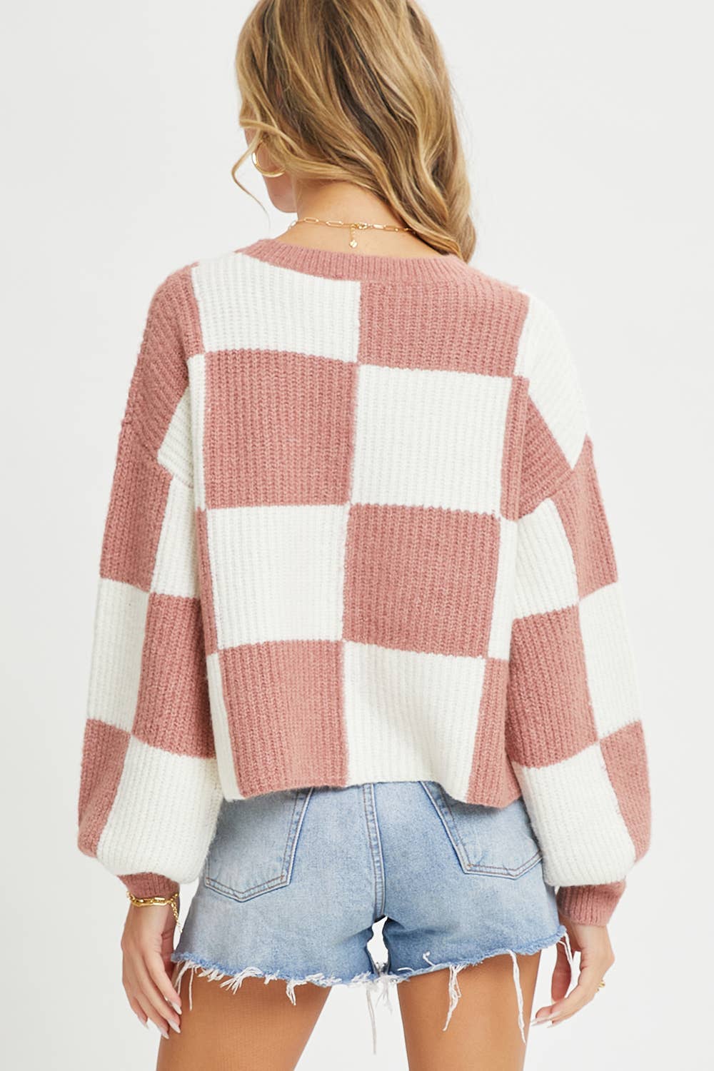 Cozy Grid Sweater