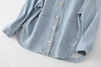 Oversized Jean Shacket