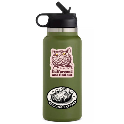 Fluff Around Sticker