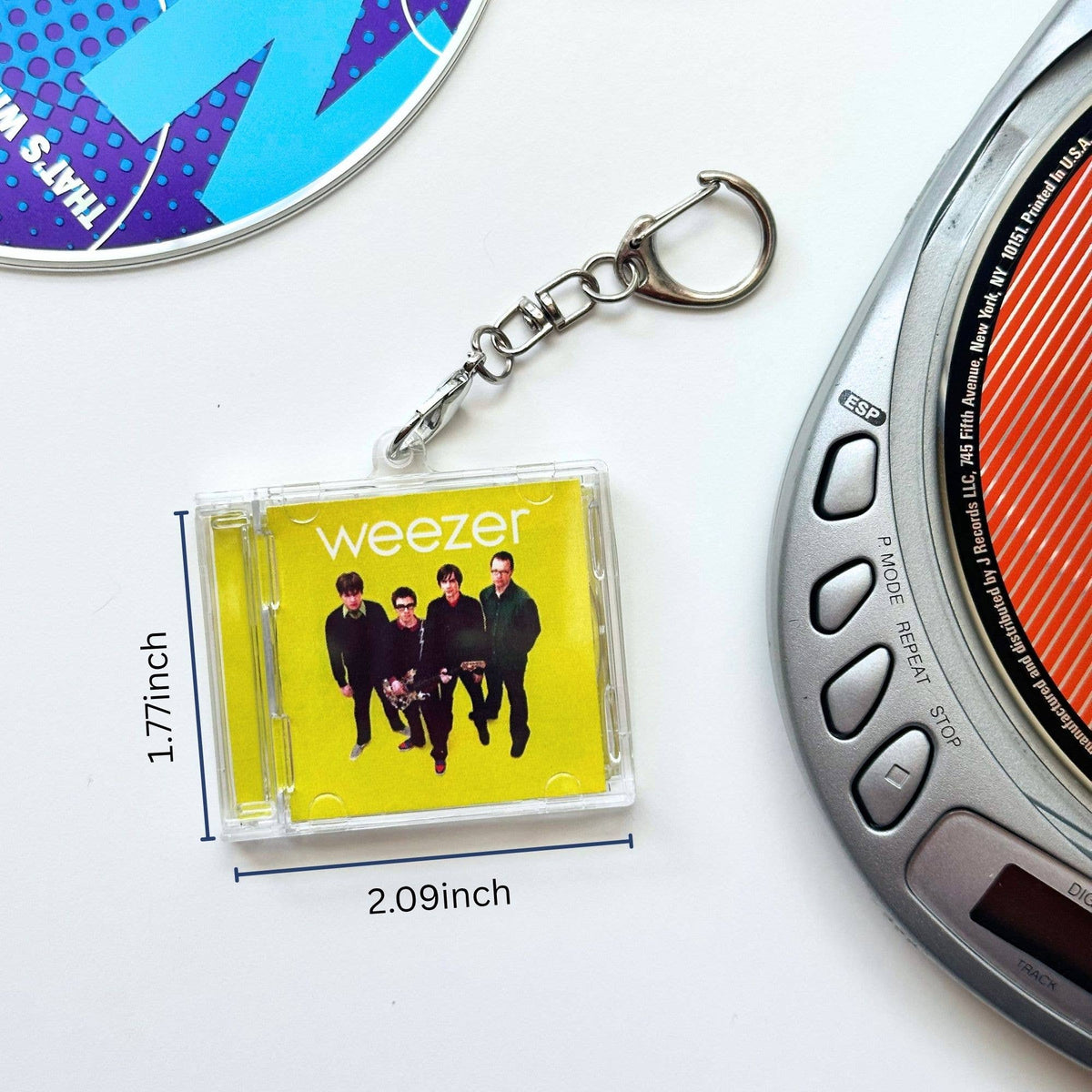 Weezer 'Hit Clips' Mini Keychain