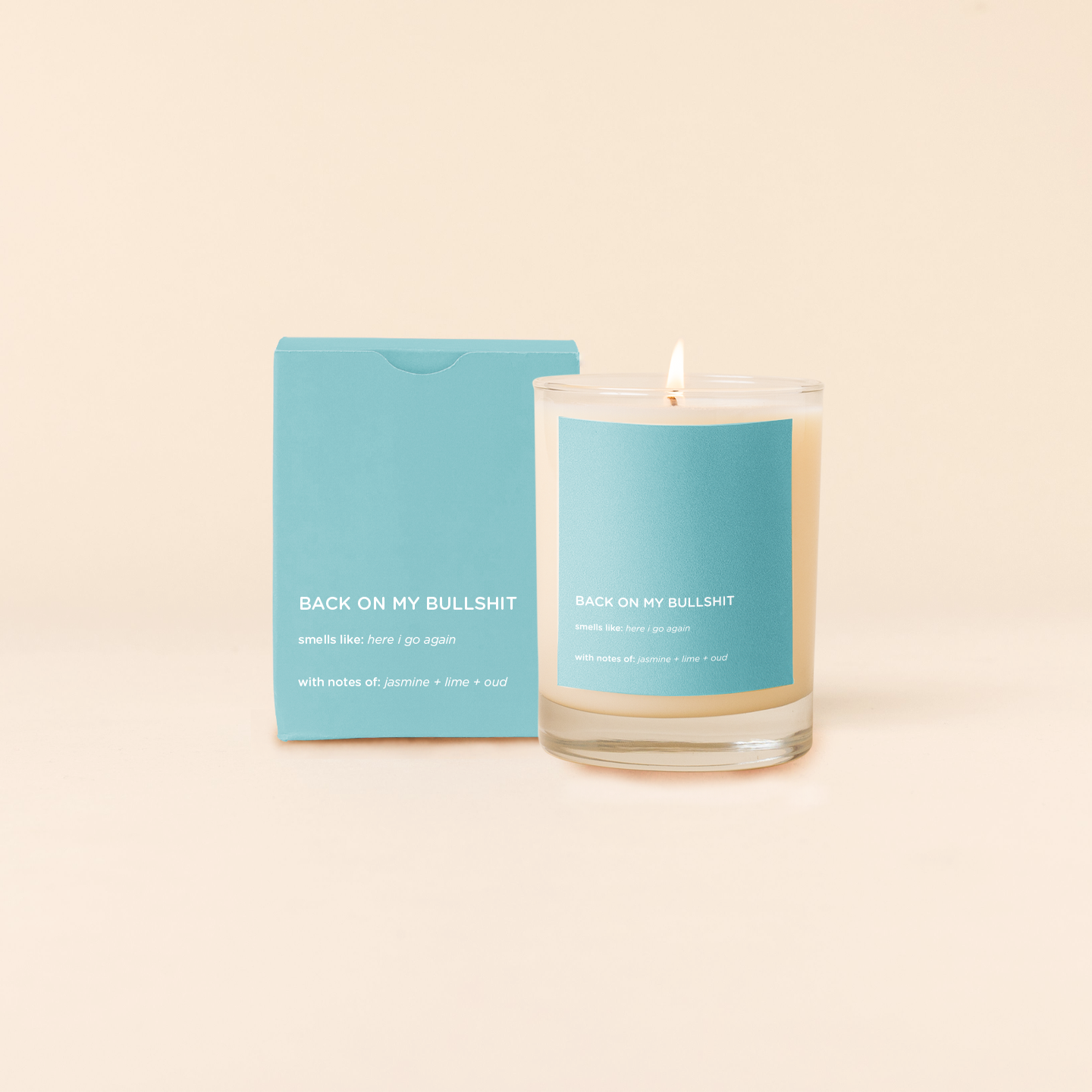 Candle Rocks Glass