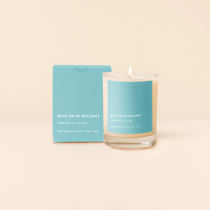 Candle Rocks Glass