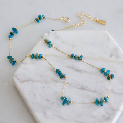 Nugget Gemstone Necklace