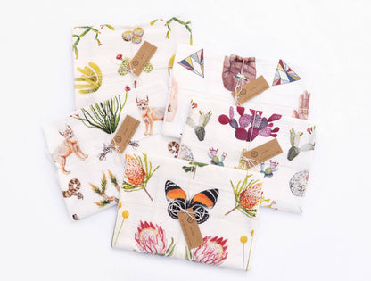 Protea Butterfly Tea Towel
