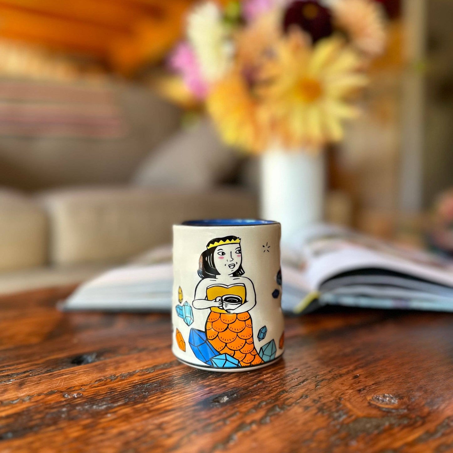 Lucky Mermaid Mug - Large