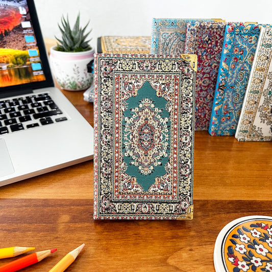 SmallNotebook, Carpet Journal, Handmade Notebook, Small Note