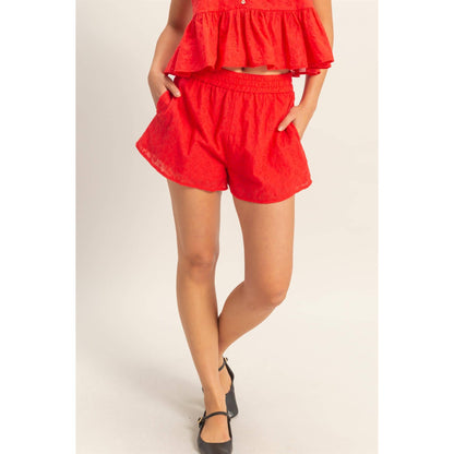 Meadow Eyelet Shorts