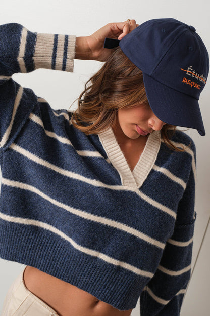 Coastal Prep Striped Sweater