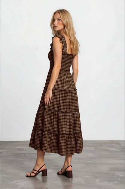 Willow Plaid Midi