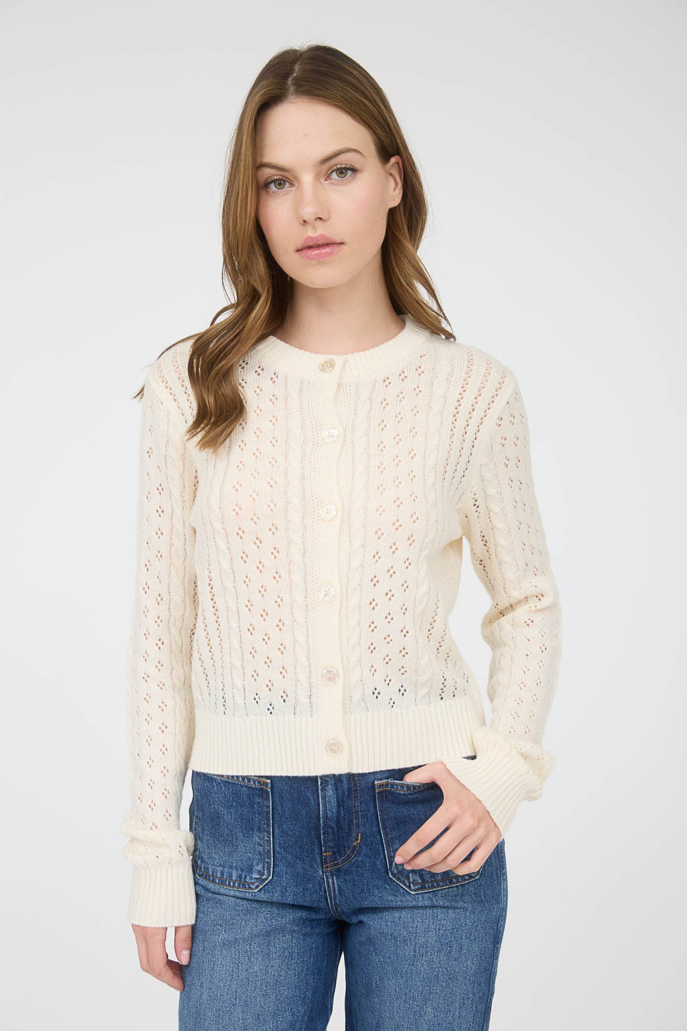 Softest Lightweight Cable Knit Sweater