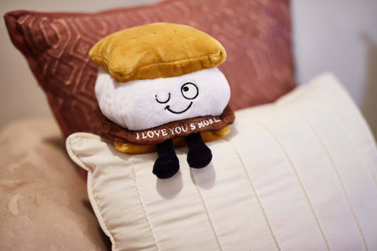 Cute S'Mores Plushie  Soft Cuddly Perfect For Gifting Toy