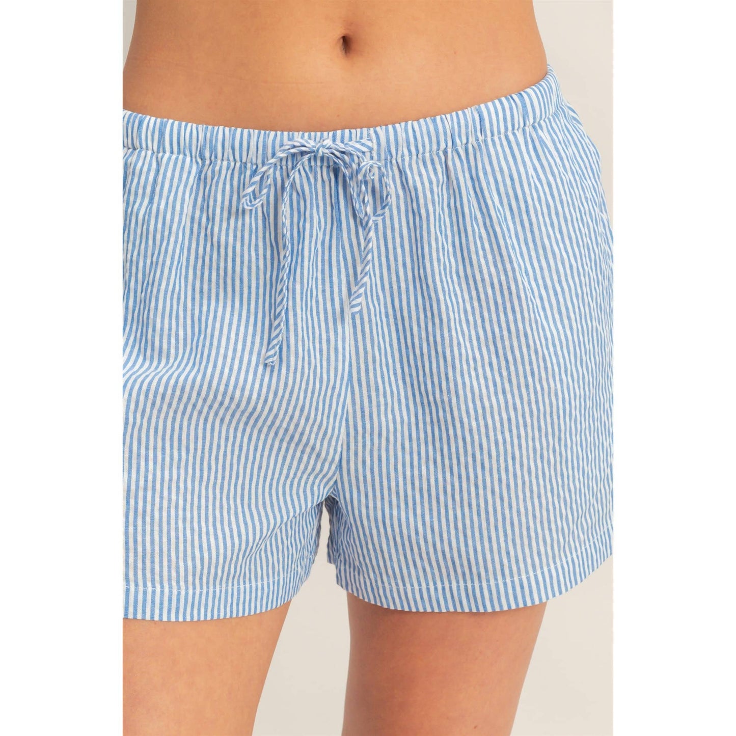 Coastal Ease Stripe Shorts