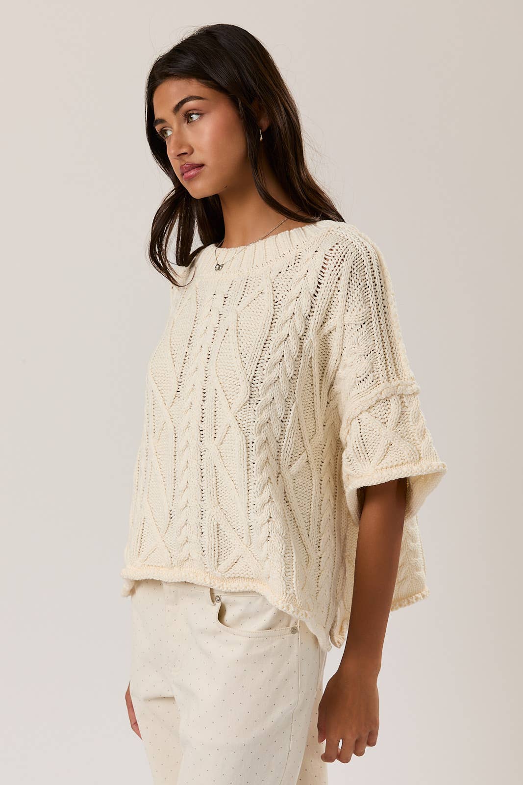 Relaxed Coastal Cable Knit