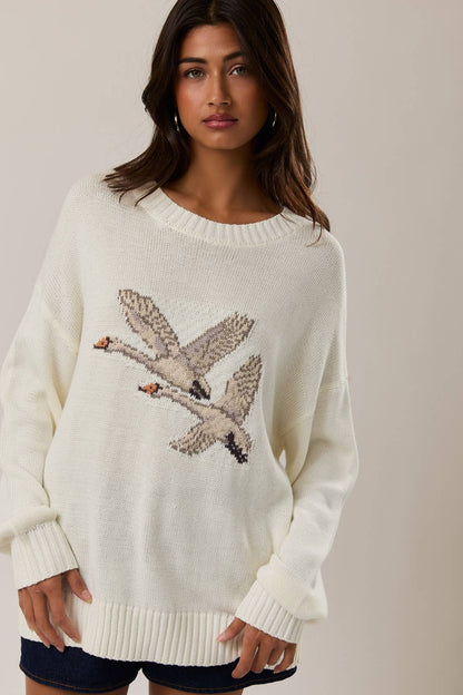 Grace Swan Sweater