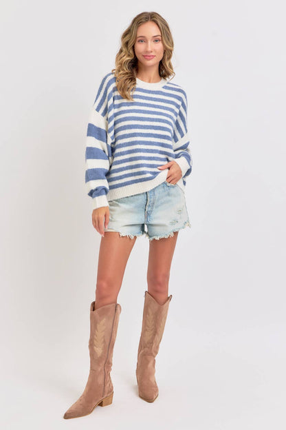 The Coziest Striped Sweater