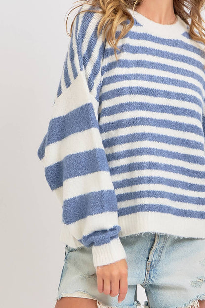 The Coziest Striped Sweater