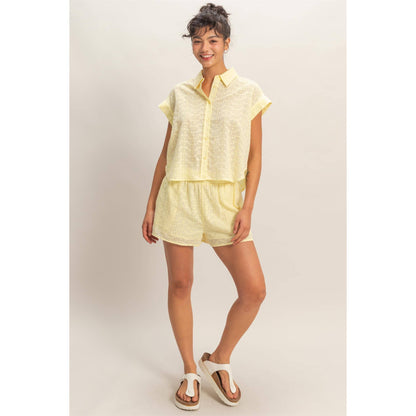Meadow Eyelet Shorts