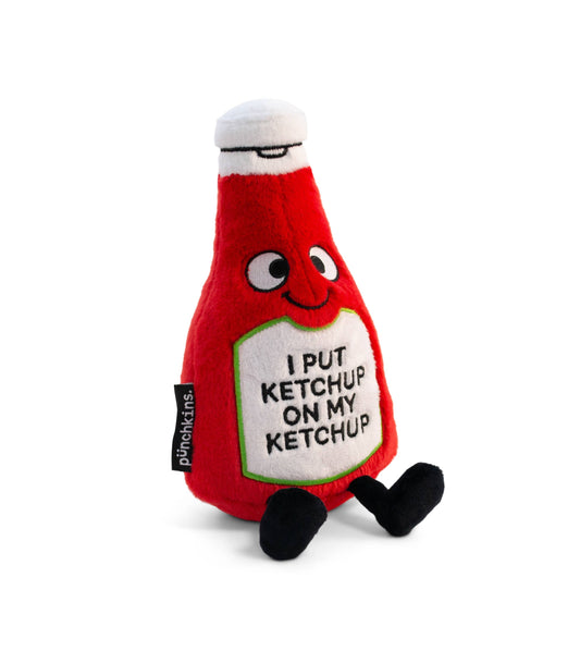 Ketchup Plush Just Kiddin' Plush For Kids Tweens Toy Funny