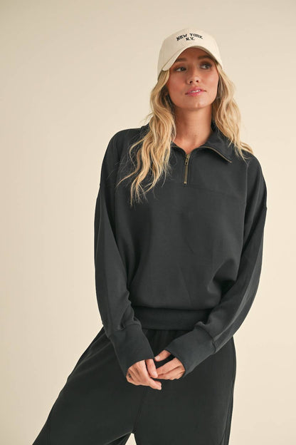 Super Soft Air Scuba Oversized Half Zip