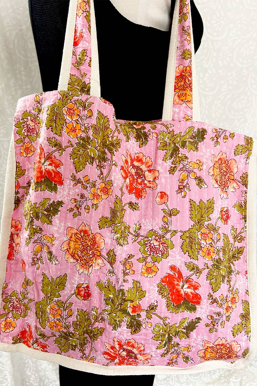 Kantha Reuseable Market Bags