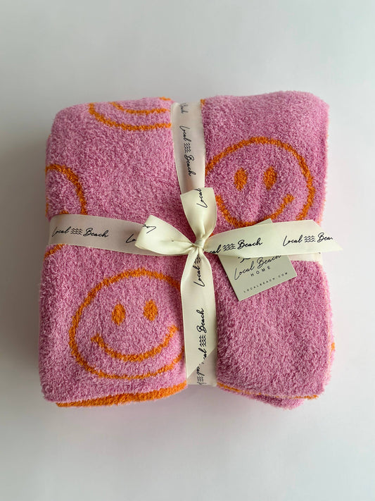 Smiley Luxe Baby Blanket