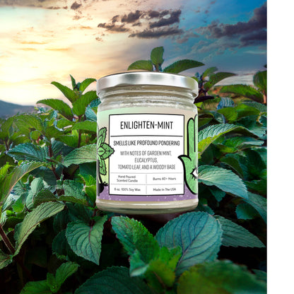 Enlighten Mint Candle