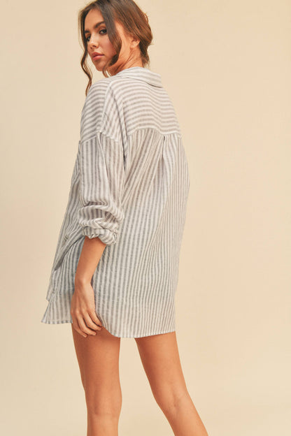 Timeless Striped Button Down Shirt