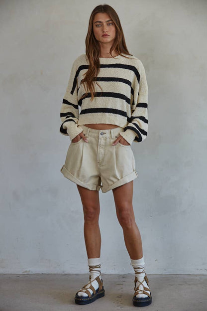 Harbor Stripe Knit Pullover