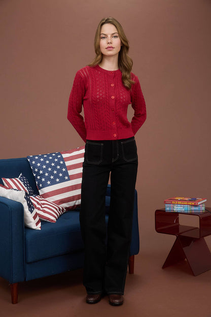 Softest Lightweight Cable Knit Sweater