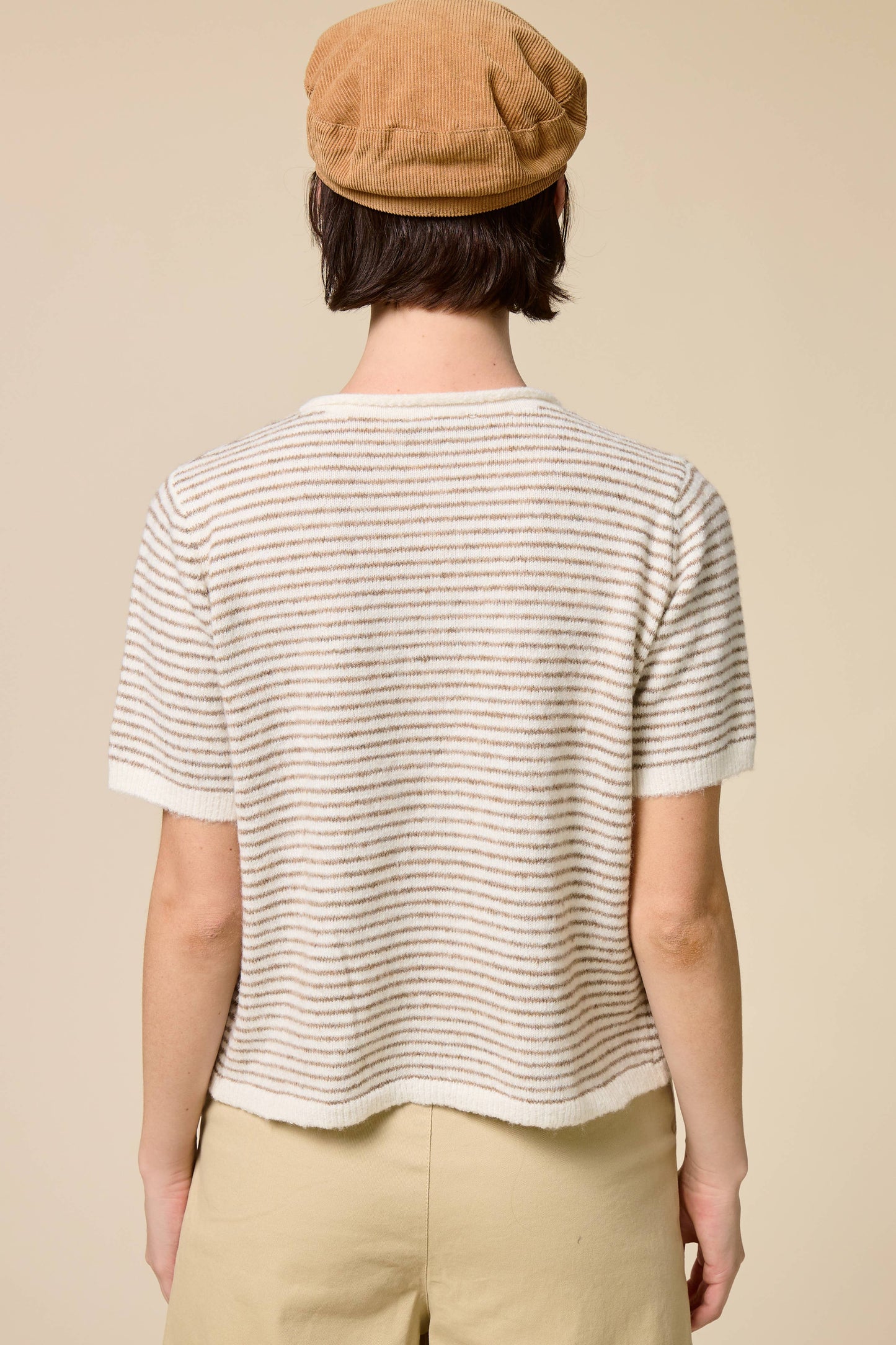 Classic Short Sleeve Button Cardigan