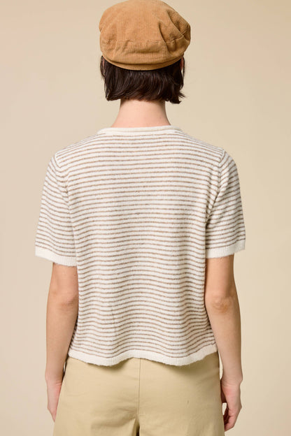Classic Short Sleeve Button Cardigan