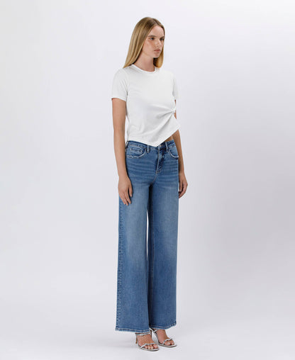 Super High-Rise Baggy Wide Jeans