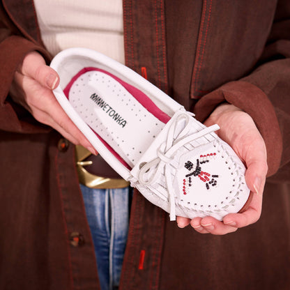 Women's Thunderbird Animikii Suede Beaded Moccasin