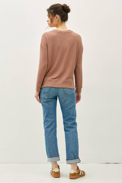 Buttery Soft Hacci Knit Top