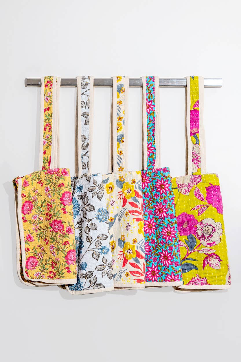 Kantha Reuseable Market Bags