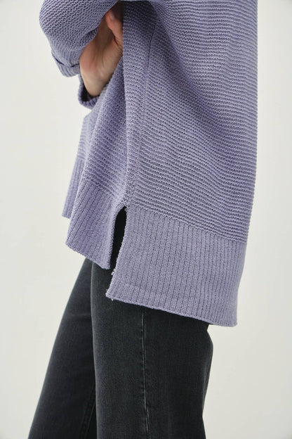 V Neck Dolman Sleeve Sweater