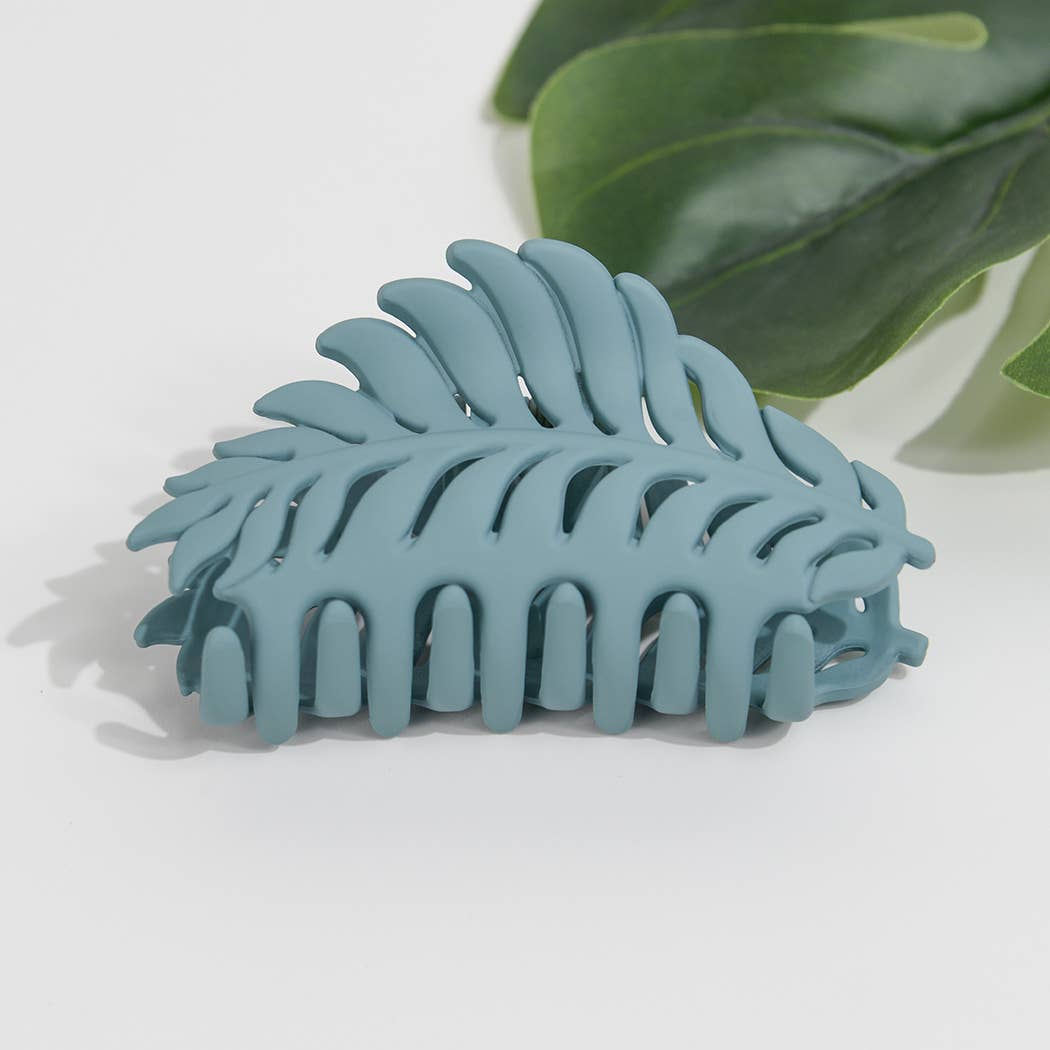 Matte Leaf Hair Claw Clip