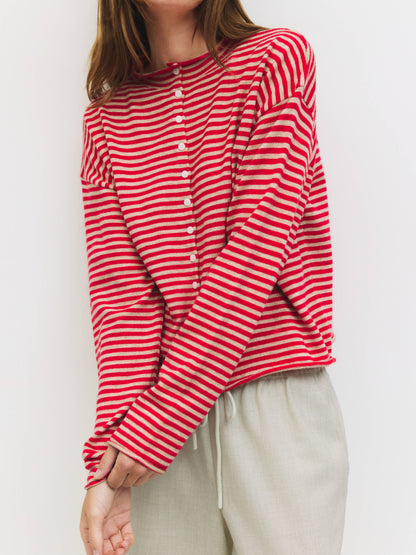 The Elisa Striped Cardigan