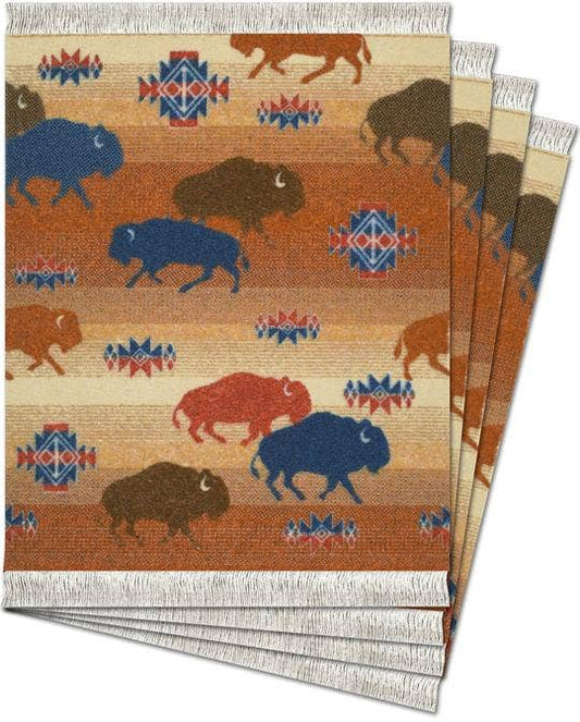 4 Pc CoasterRug® Set Pendleton® Prairie Rush Hour (PRH-C)