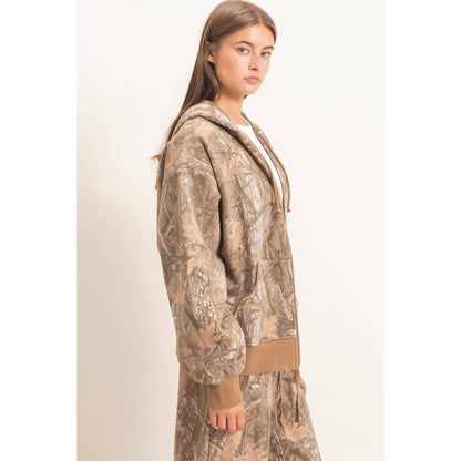 Relaxed Camo Hoodie