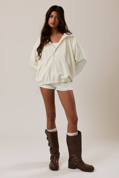 The Perfect Transition Polka Dot Jacket