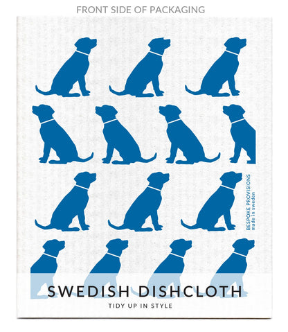 Blue Dogs Swedish Dishcloth