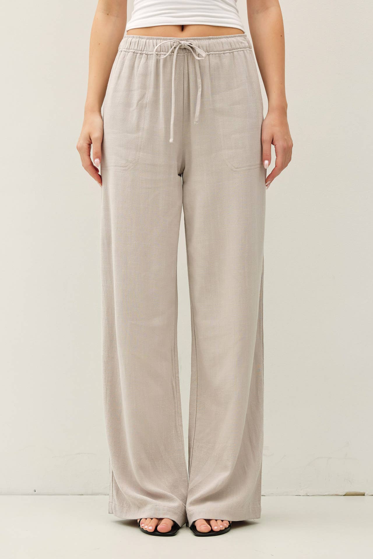 Effortless Striped Linen Pant